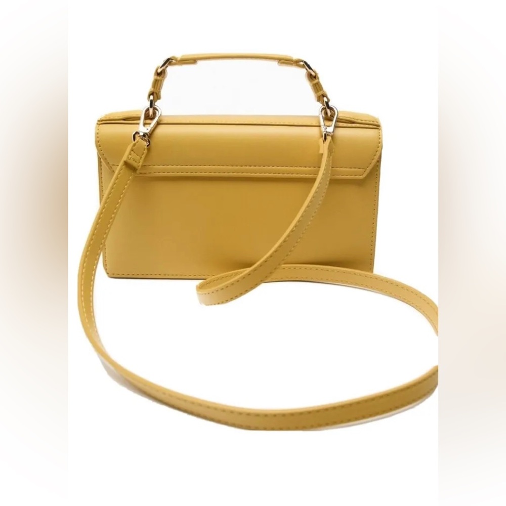 Zara πππYellow Flap Mini City Bag - NWT - Picture 6 of 13